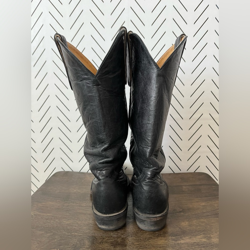Black Cowboy Boots - Picture 4 of 5